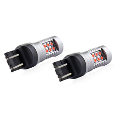 Rdeča LED žarnica T20 7443 za 12/24 V