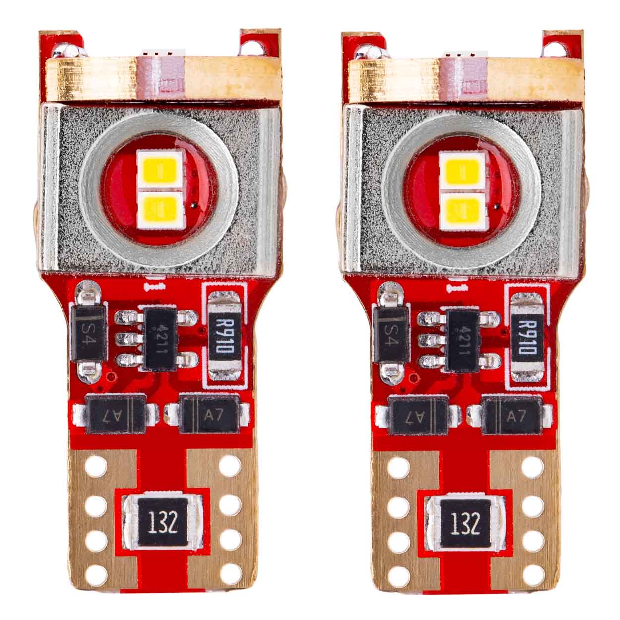 LED-pærer CANBUS T10 W5W W10W med 6 SMD