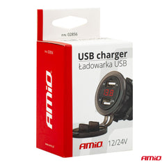 USB-polnilnik s QC3.0 in zaščitnim gumijastim pokrovčkom