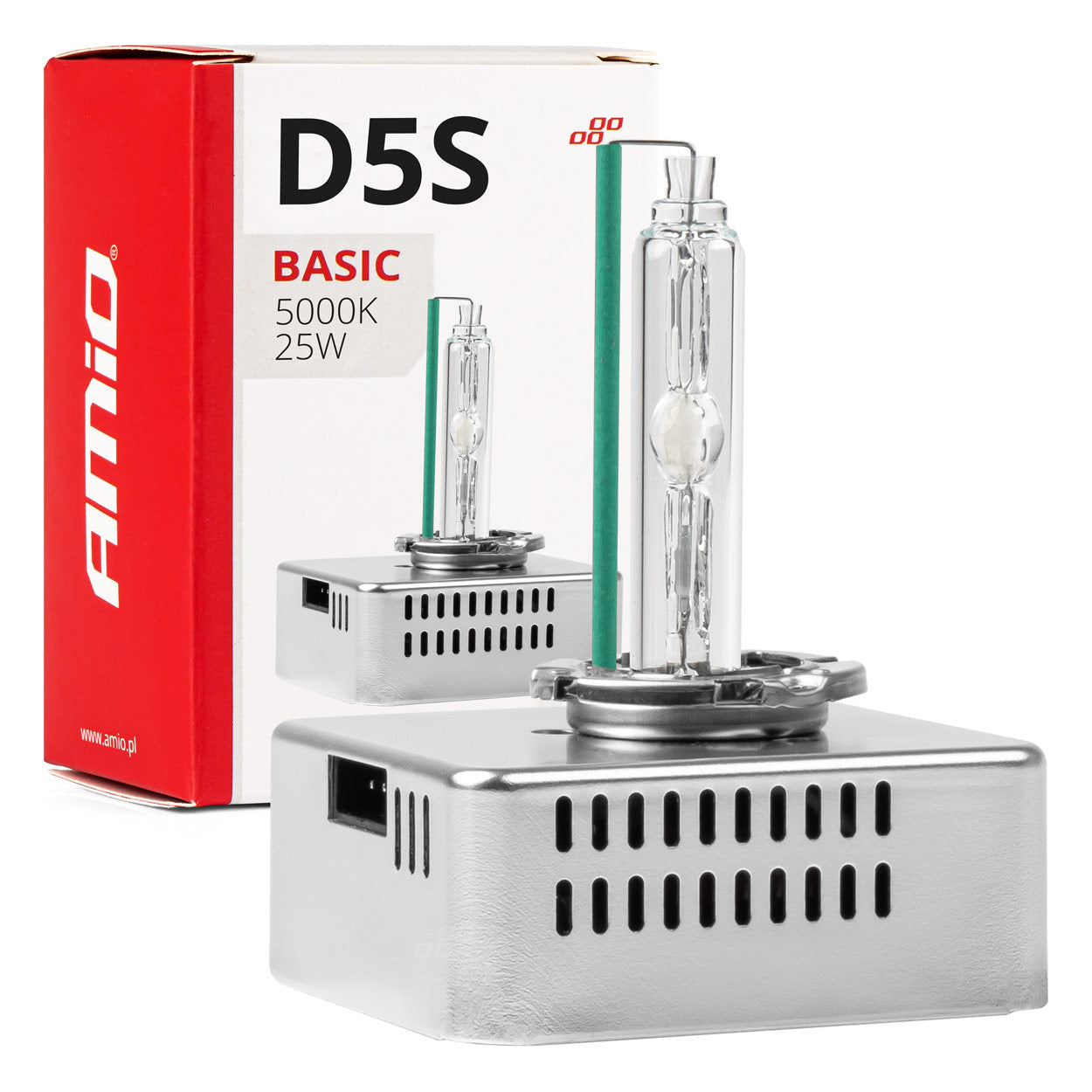 D5S xenonpære med 5000K lysfarve