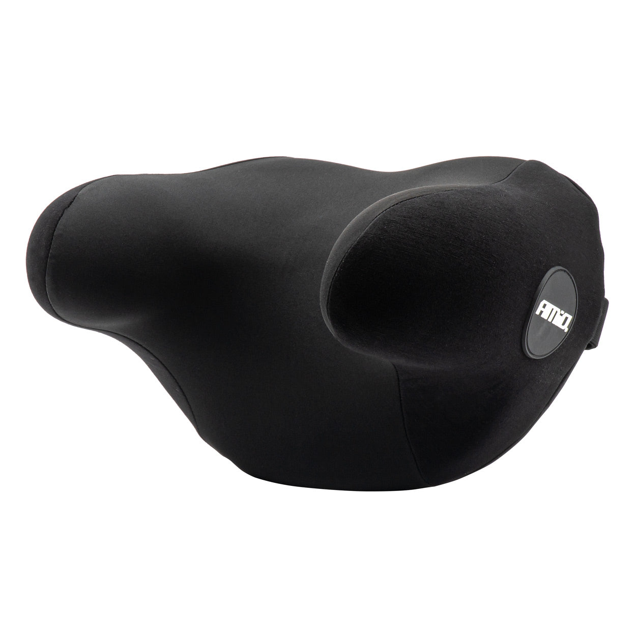 Sort nakkestøtte til bilsæde med memory foam