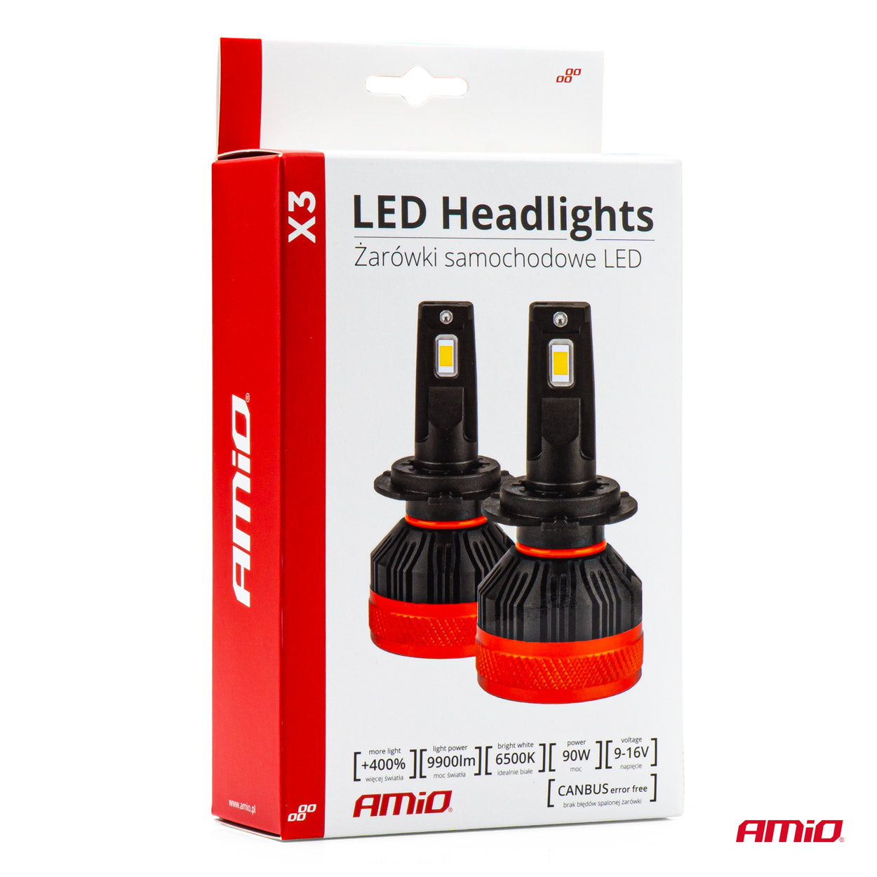 HB4 9006 LED-pære med aktiv køling