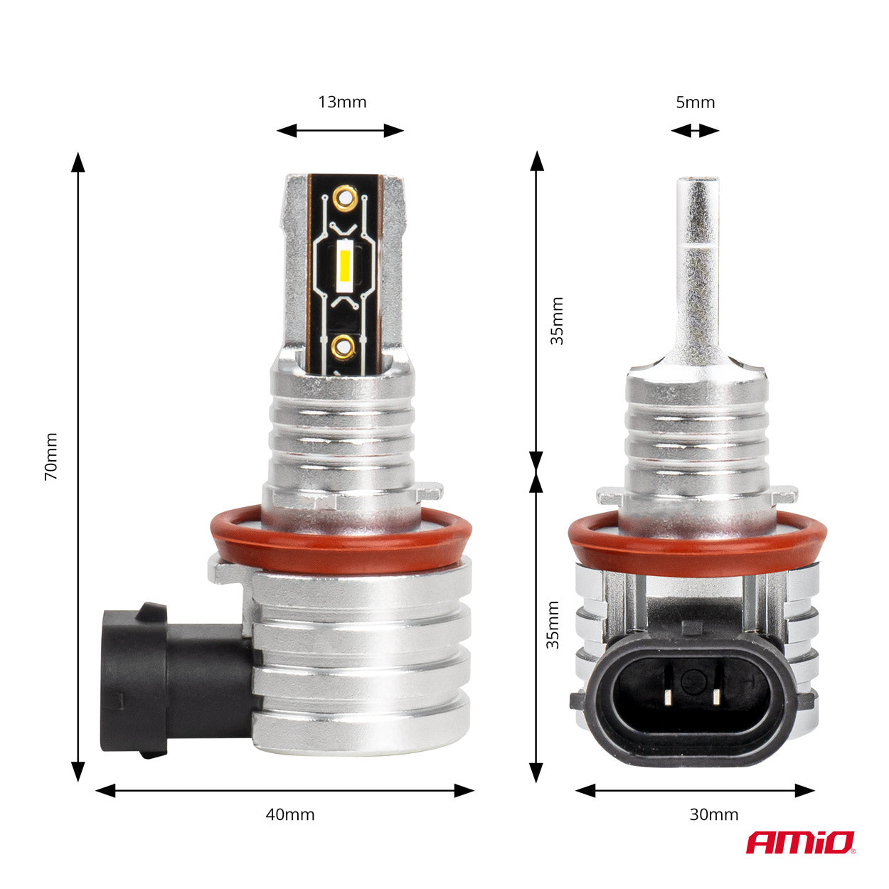 LED žarnice H8 H9 H11 H16 s svetilnostjo 2225 lm