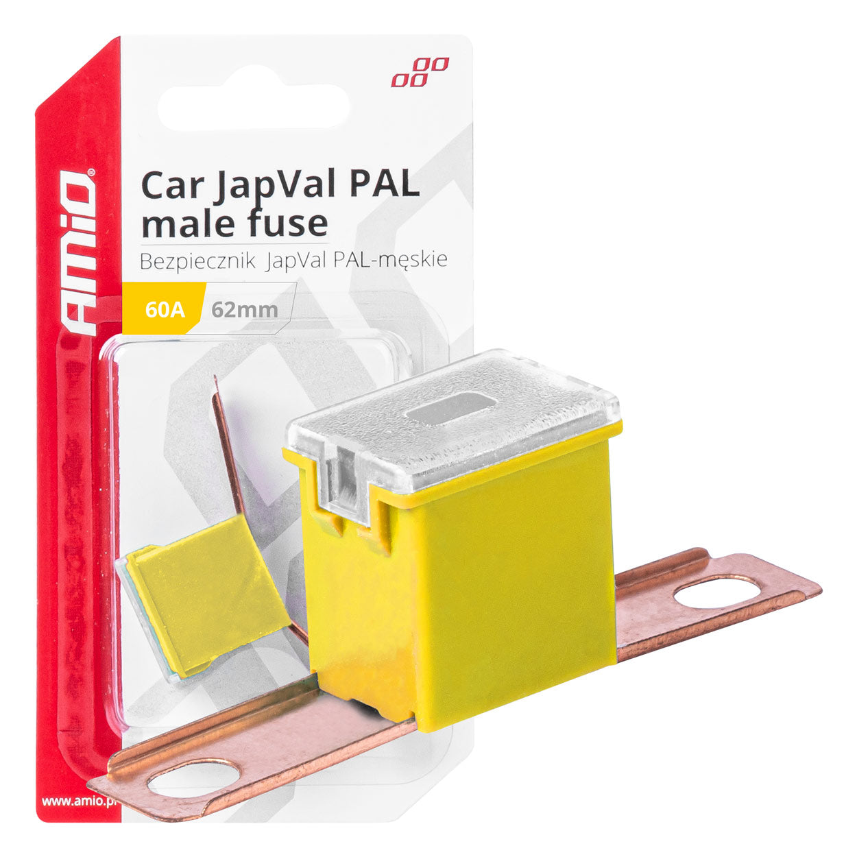 JAPVAL PAL male-sikring 60 A og 62 mm