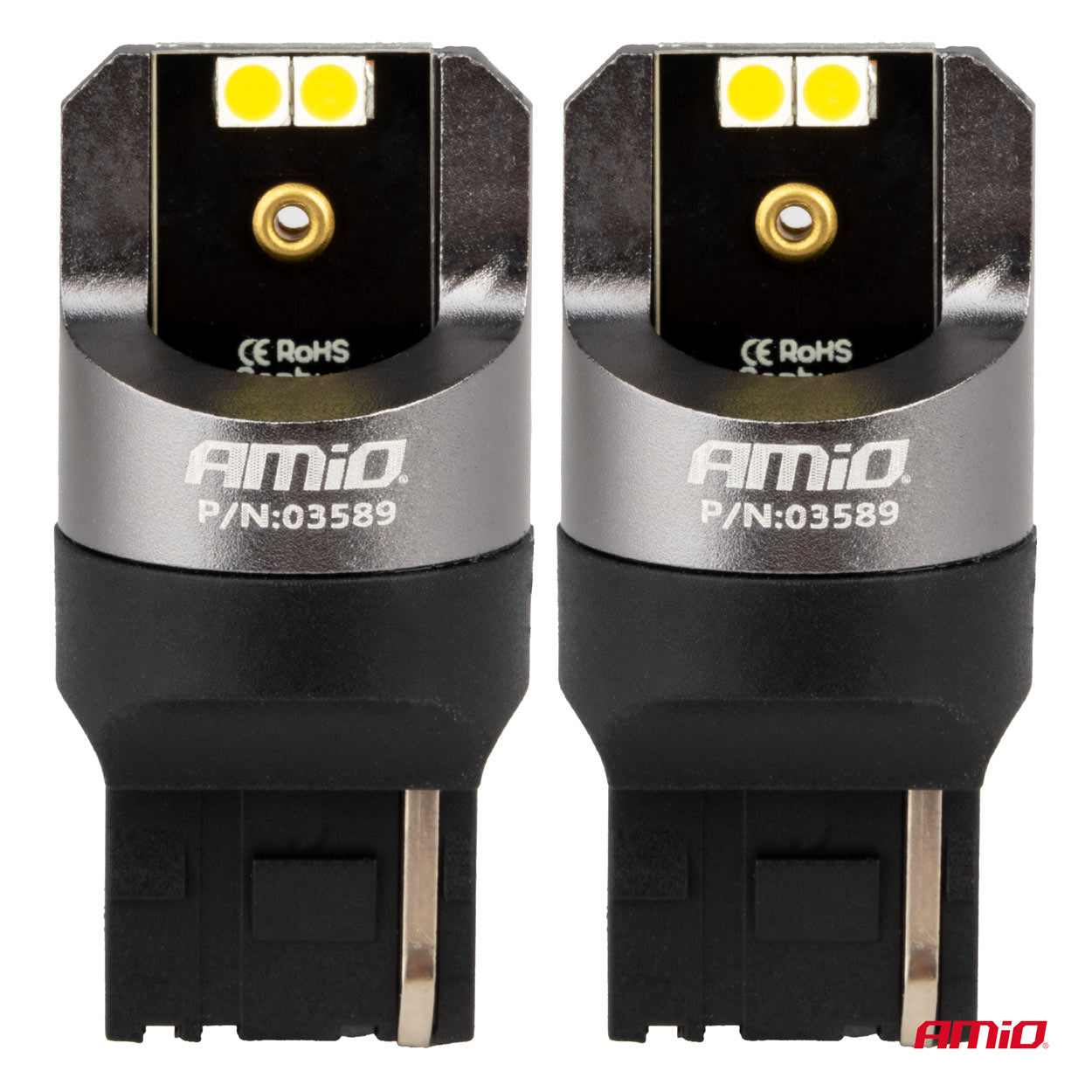 LED-pære 7440 W21W med 4 SMD-LED’er