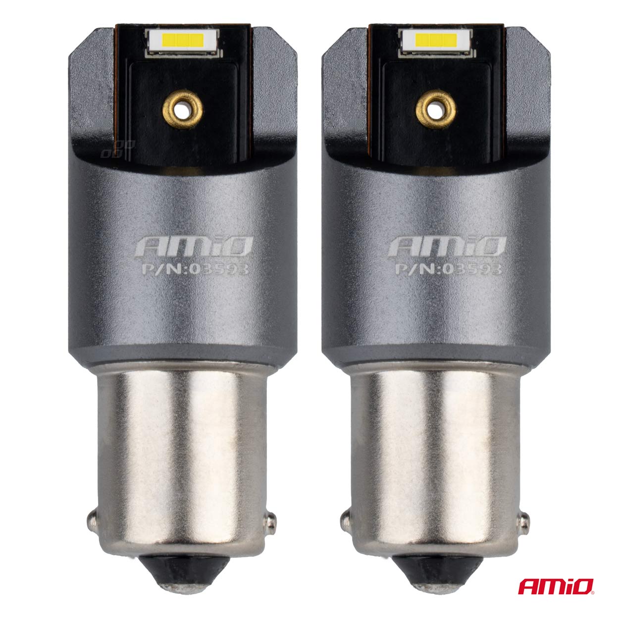 LED-pære BA15S P21W til 12/24 V