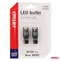 Pakke med 2 W5W LED-pærer med CANBUS