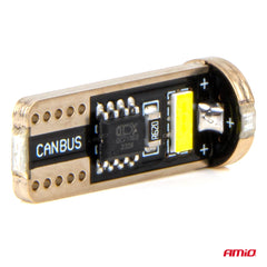Pakke med LED-pærer T10e W5W til 12/24 V
