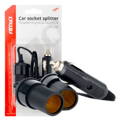 12V/24V cigarettænderfordeler til bil