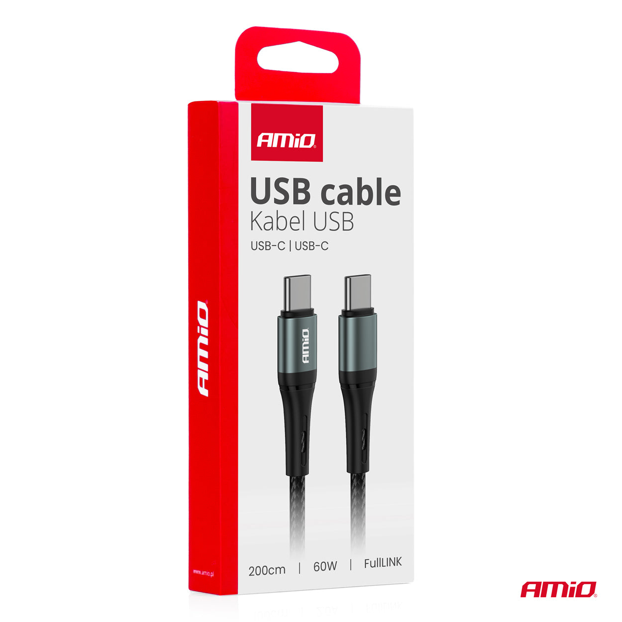 FullLINK USB-C til USB-C kabel 200 cm