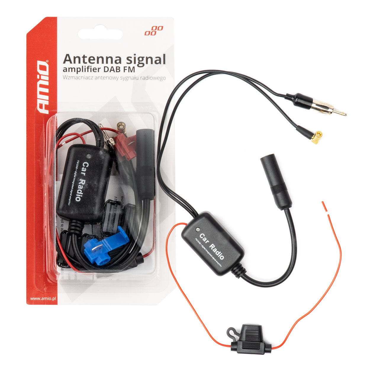DAB FM antenneforstærker 12V