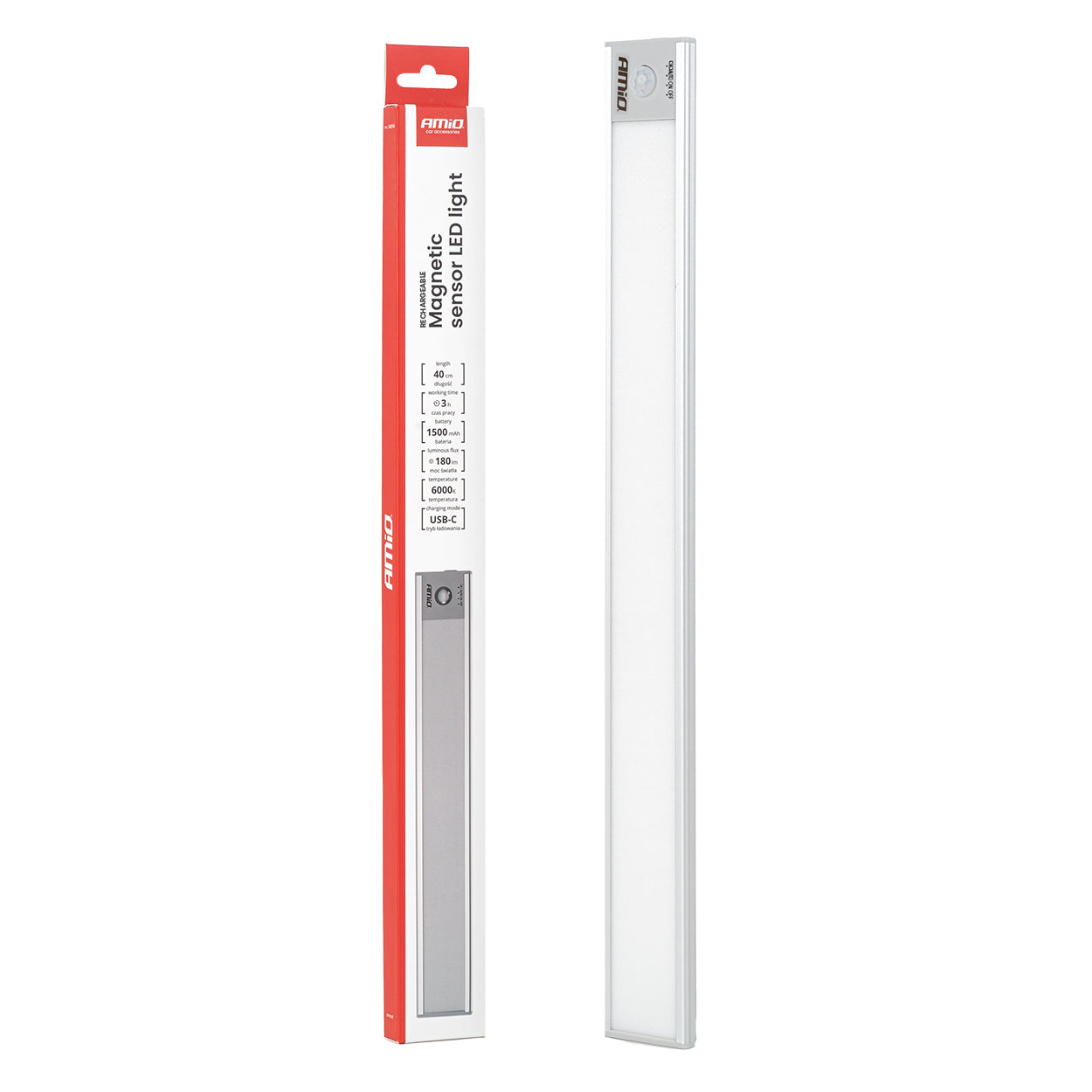 Brezžična LED-svetilka s senzorjem gibanja in magnetno montažo