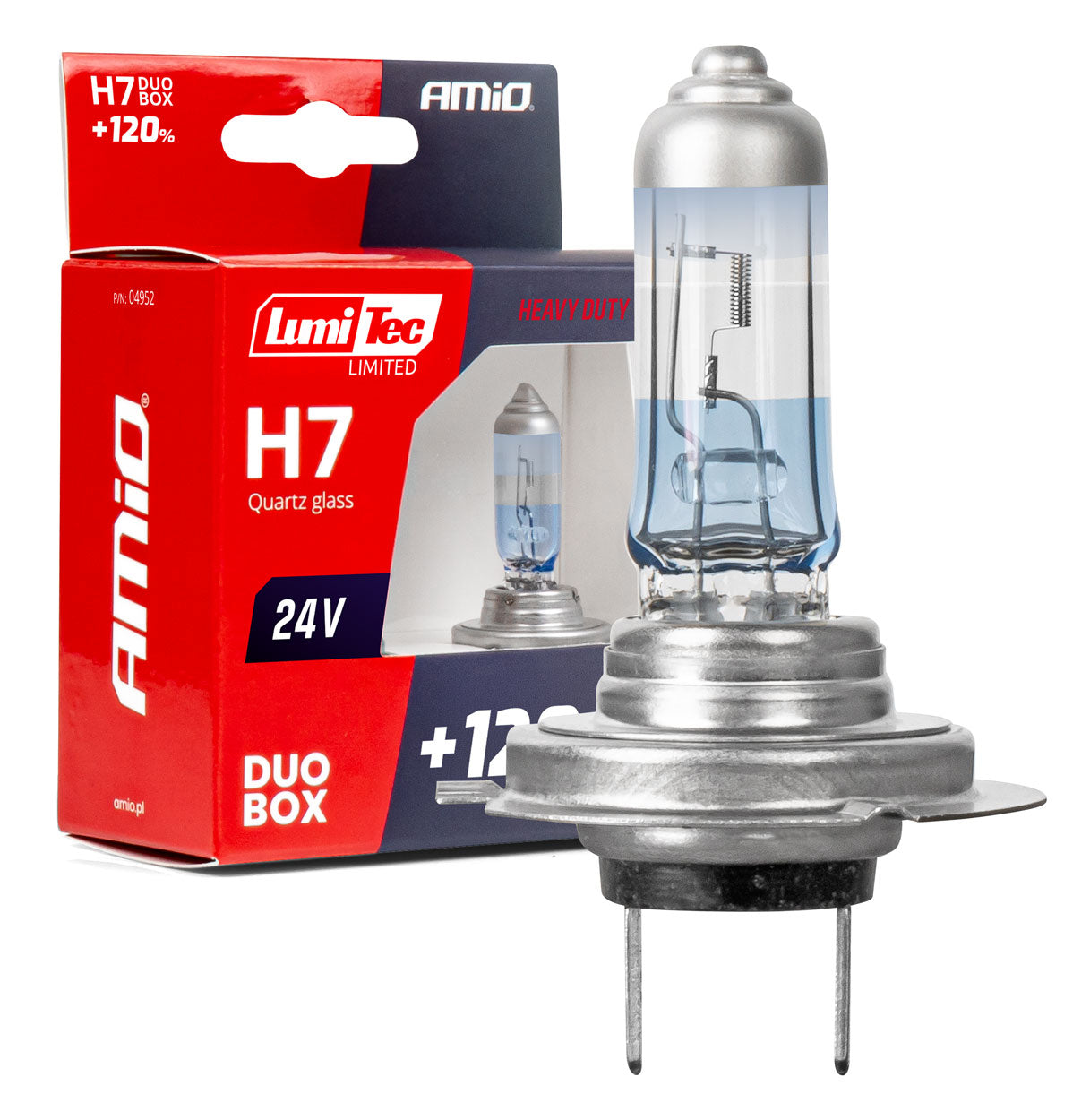 H7 halogenske žarnice 24V 70W LumiTec LIMITED +120% DUO