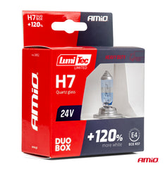 LumiTec H7 halogenske žarnice 24V 70W v DUO kompletu