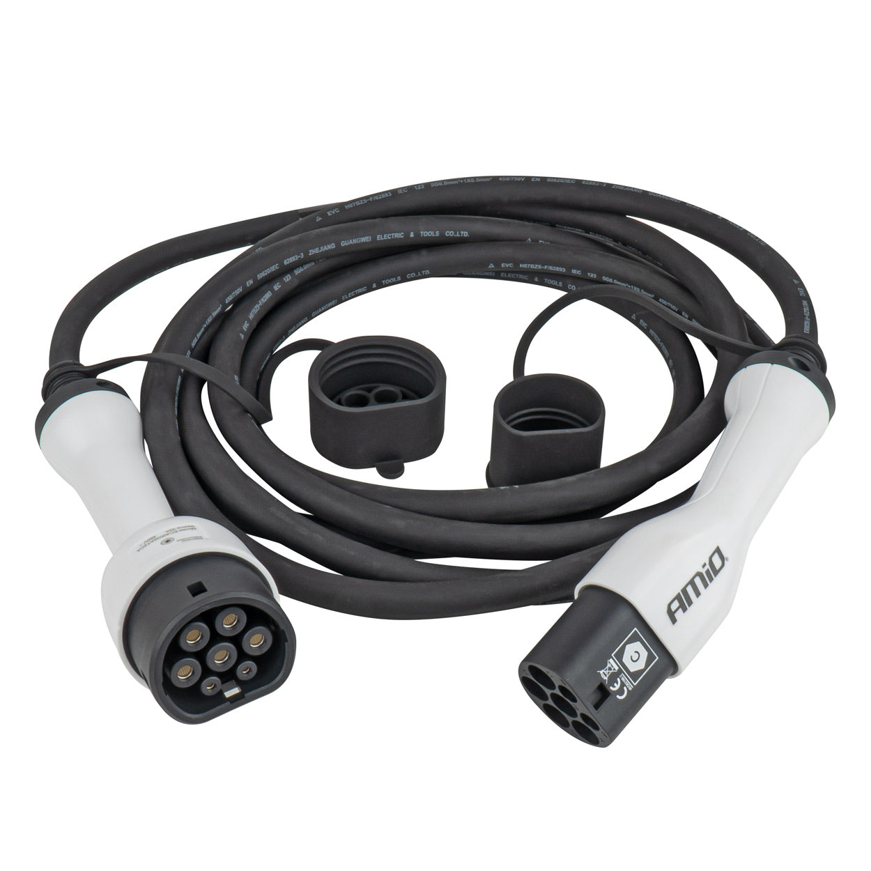 Polnilni kabel Type 2 na Type 2, 5 metrov