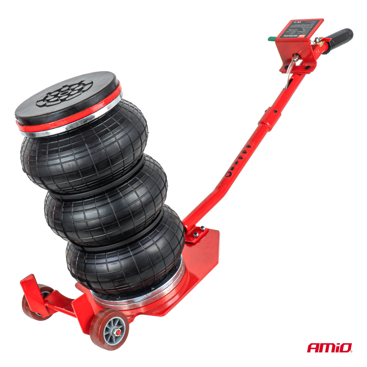 Pnevmatska dvigalka s trojnim zračnim mehom