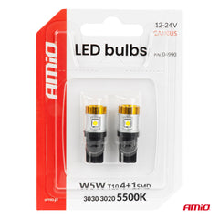 T10 LED žarnica z belo osvetlitvijo za vozila