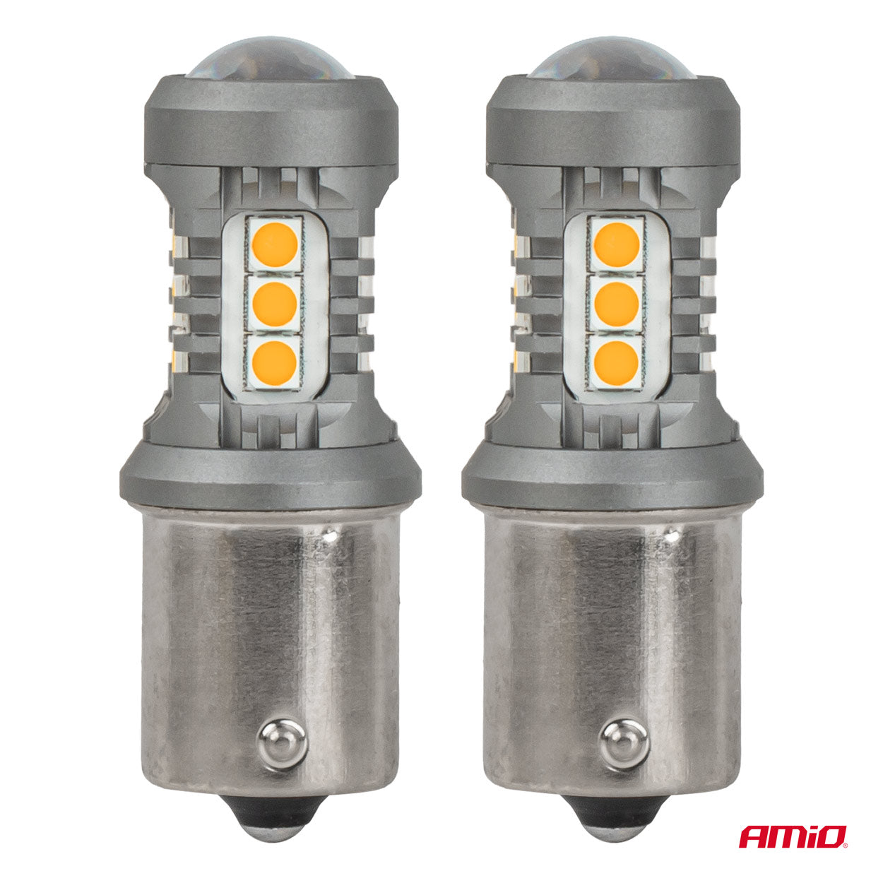 LED žarnica BAU15S/PY21W s 15 diodami SMD 3030