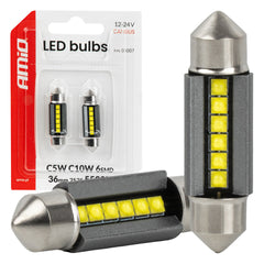 36 mm CANBUS LED žarnica s 6 LED diodami SMD 2525