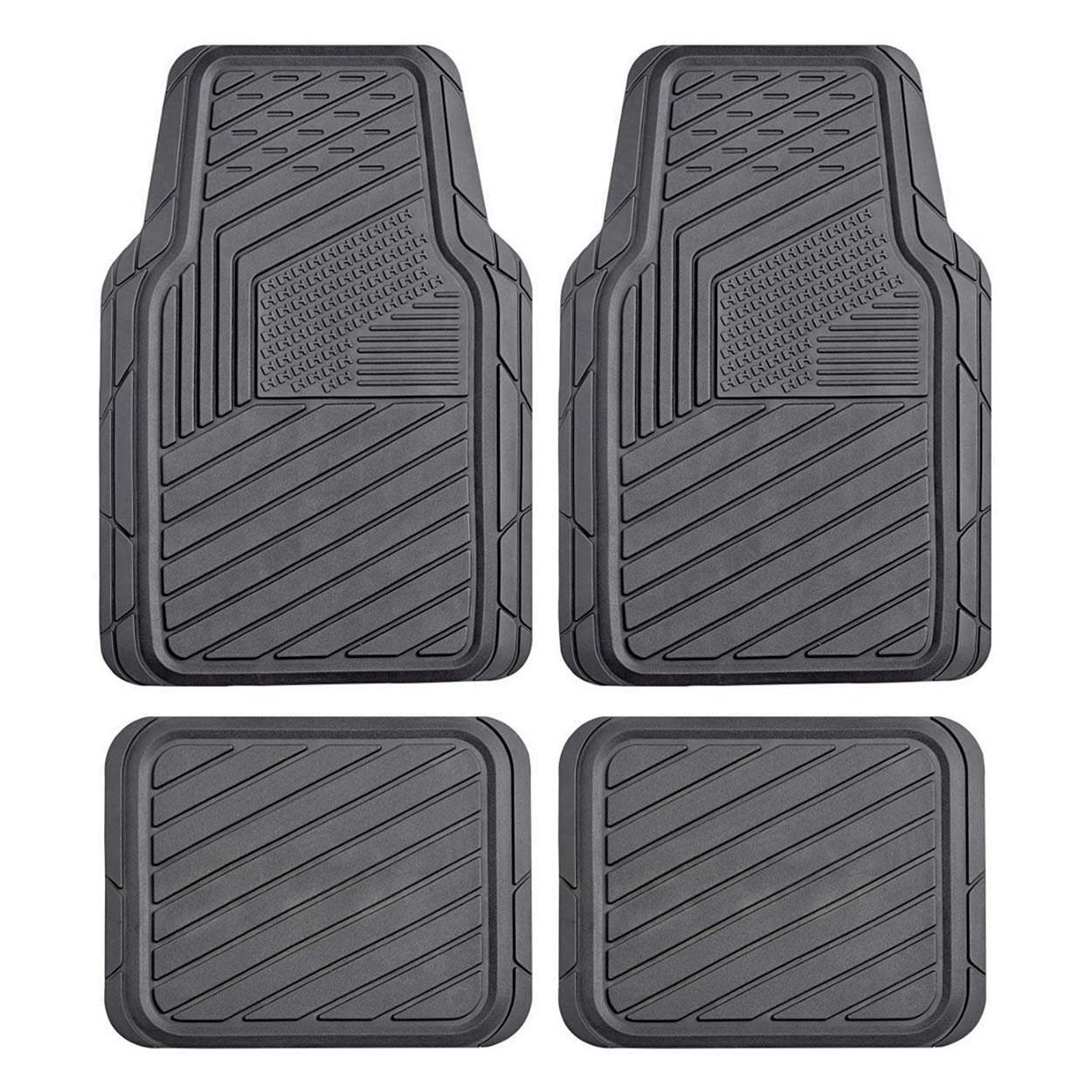 Univerzalni črni PVC avtomobilski tepihi CM-05