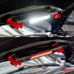 LED pregledna svetilka z magnetom in sponko