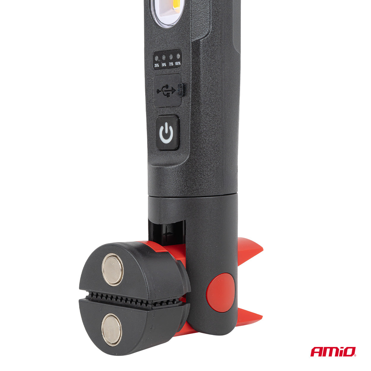 LED pregledna svetilka z magnetom in sponko