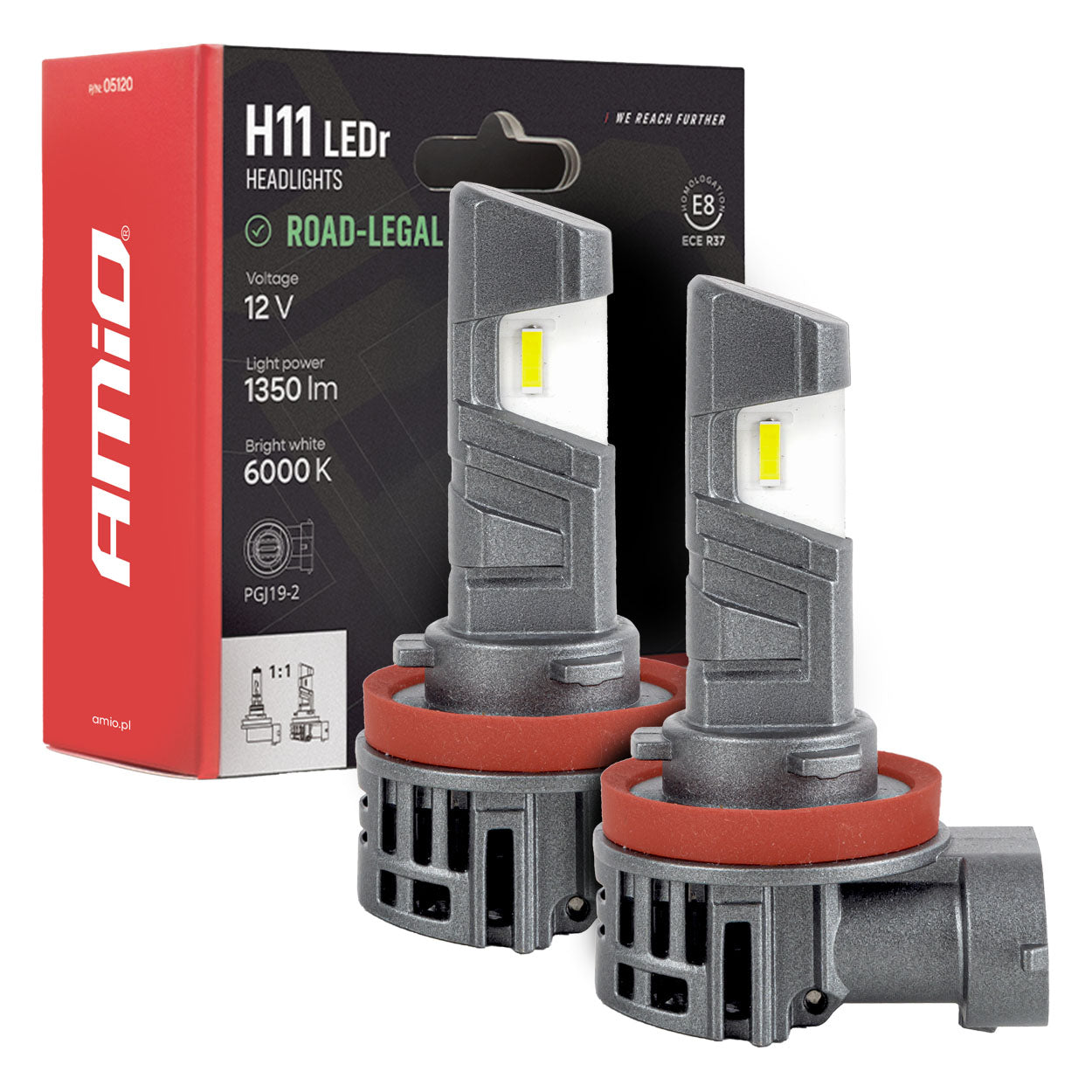 H11 LED žarnice za žaromete z homologacijo ECE R37