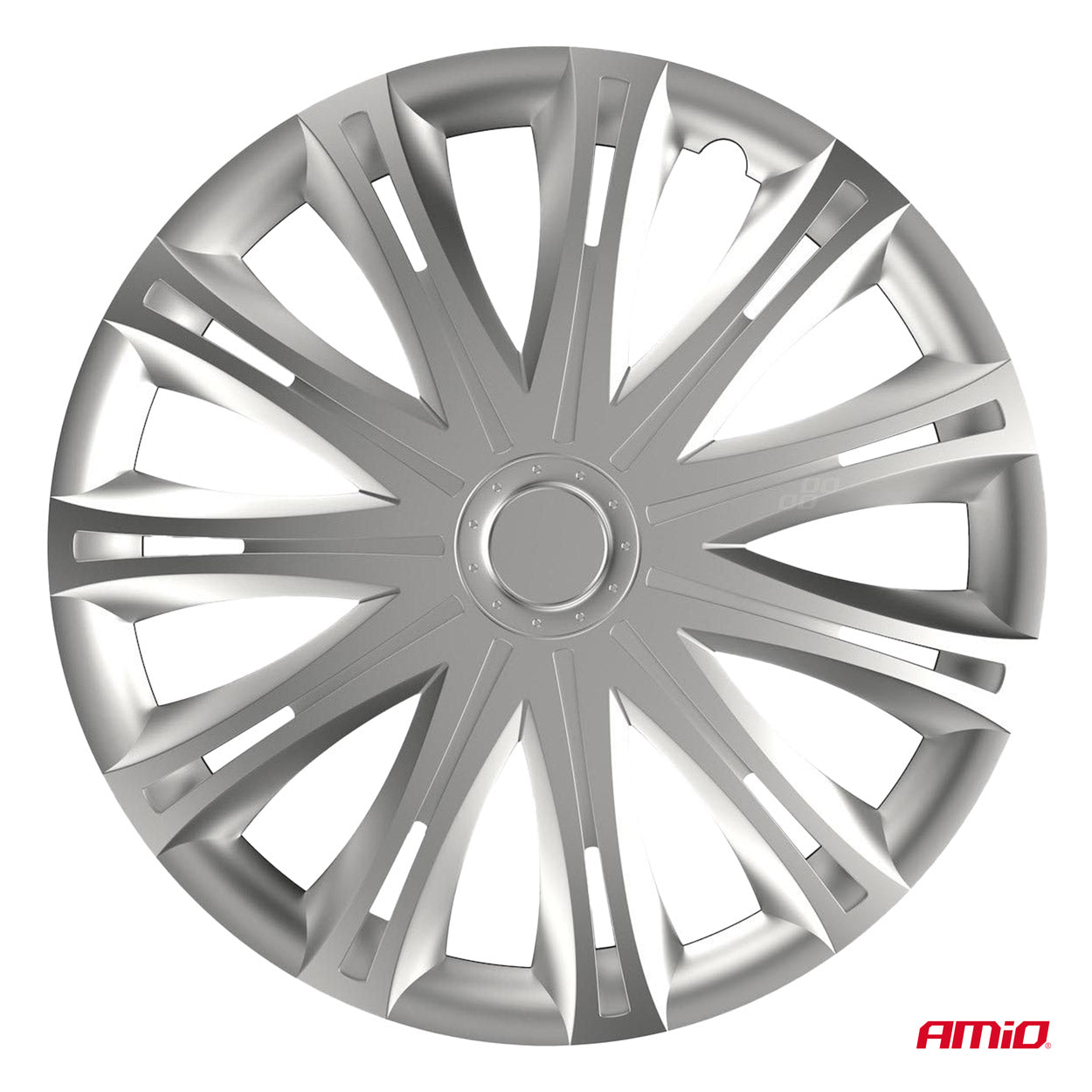 Spark okrasni pokrovi koles 13 palcev v srebrni in črni barvi