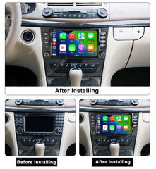Mercedes-Benz W211 - 8" radio z Apple CarPlay in Android Auto – Carmediaeurope.com
