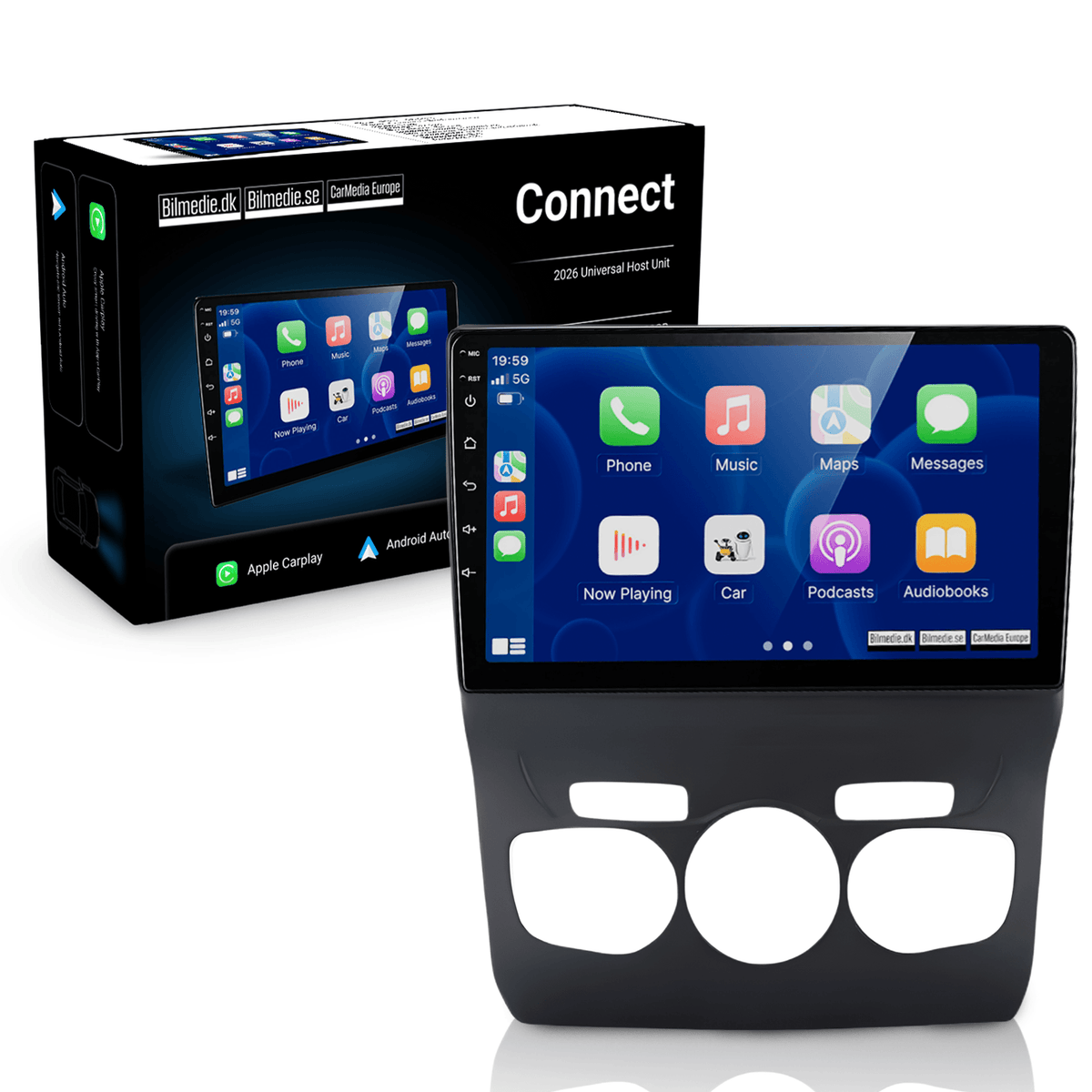 <h2>Apple CarPlay & Android Auto radio za Citroën C4 2013–2017 (10,1")</h2> 