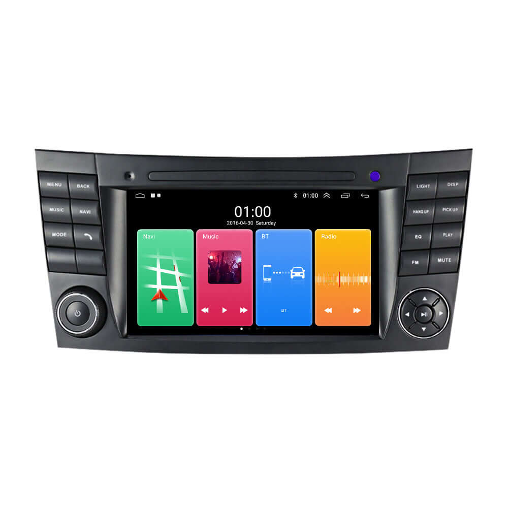 Mercedes-Benz W211 - 7" radio z Apple CarPlay in Android Auto – Carmediaeurope.com