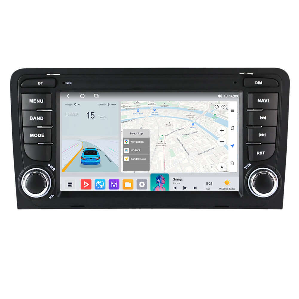 Audi A3 03-12 - 7" radio z Apple CarPlay in Android Auto (design 1) – Carmediaeurope.com