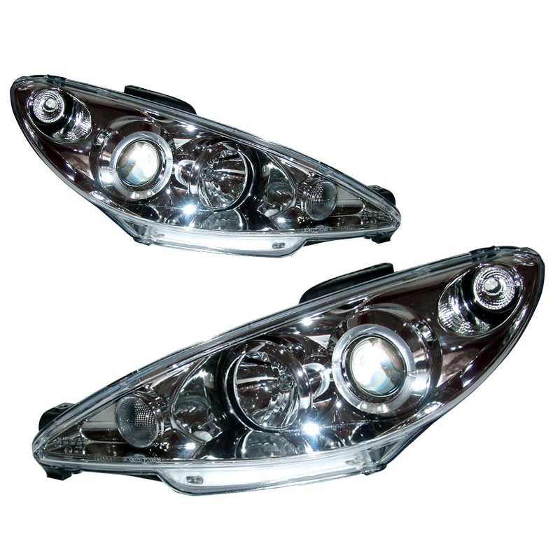 Sprednji žarometi beli za Peugeot 206 1998-2002