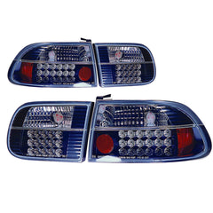 LED zadnje luči črne za Civic 1992 3-vratni