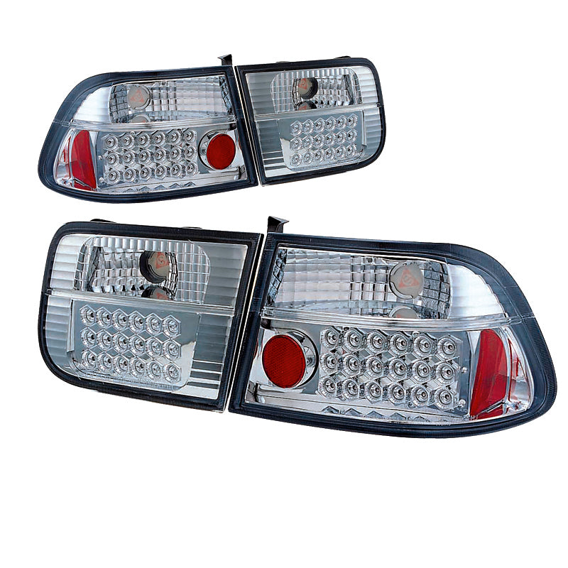 LED zadnje luči za Civic '96 2D krom