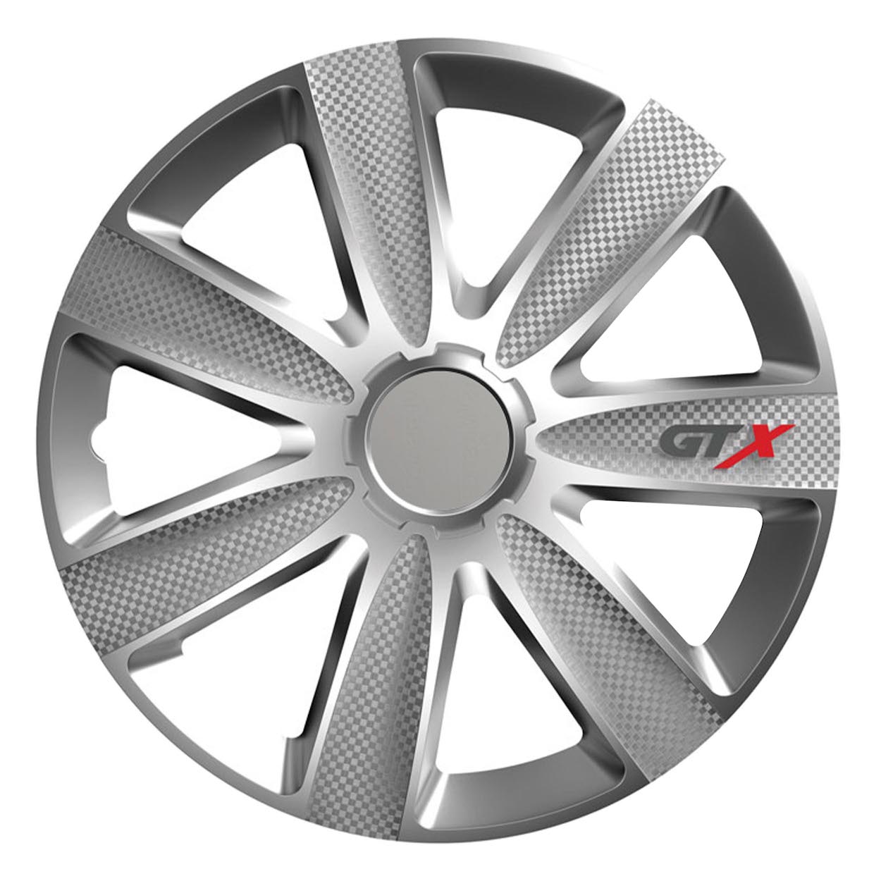 Versaco okrasni pokrov kolesa GTX carbon silver 15 palcev