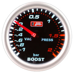 Črn barometer 2" Auto Gauge