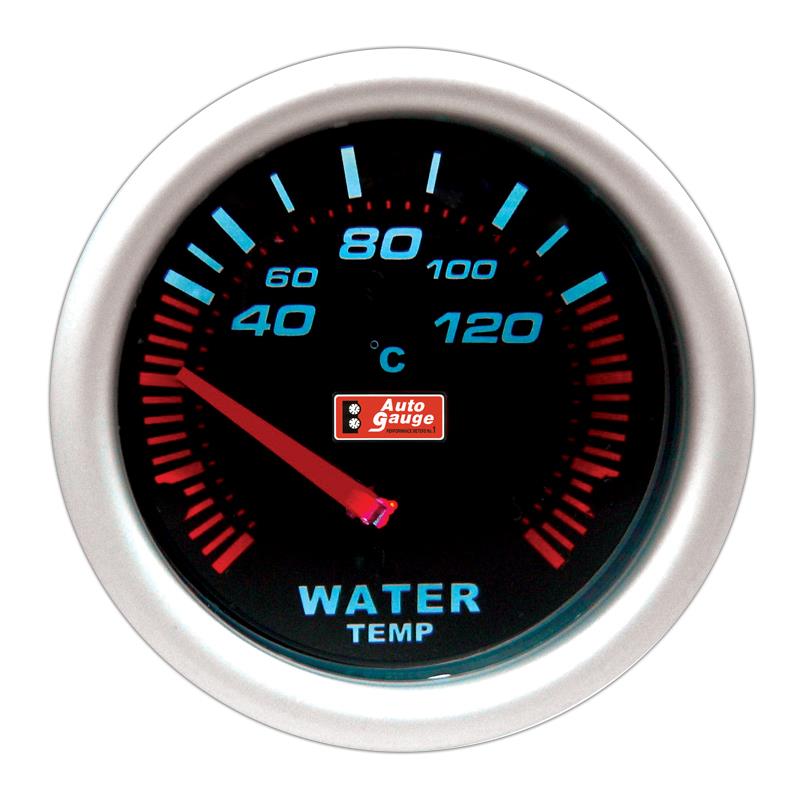 Merilnik temperature vode črn 5,8 cm Auto Gauge