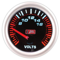 Črn voltmeter 2" Auto Gauge