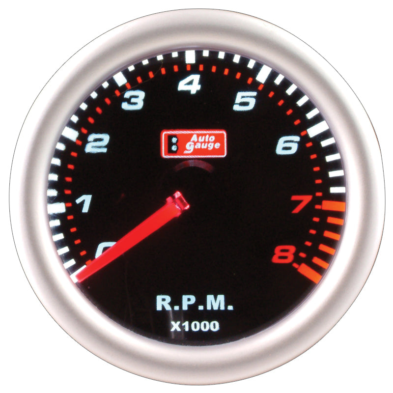 Merilnik vrtljajev črn 2" Auto Gauge