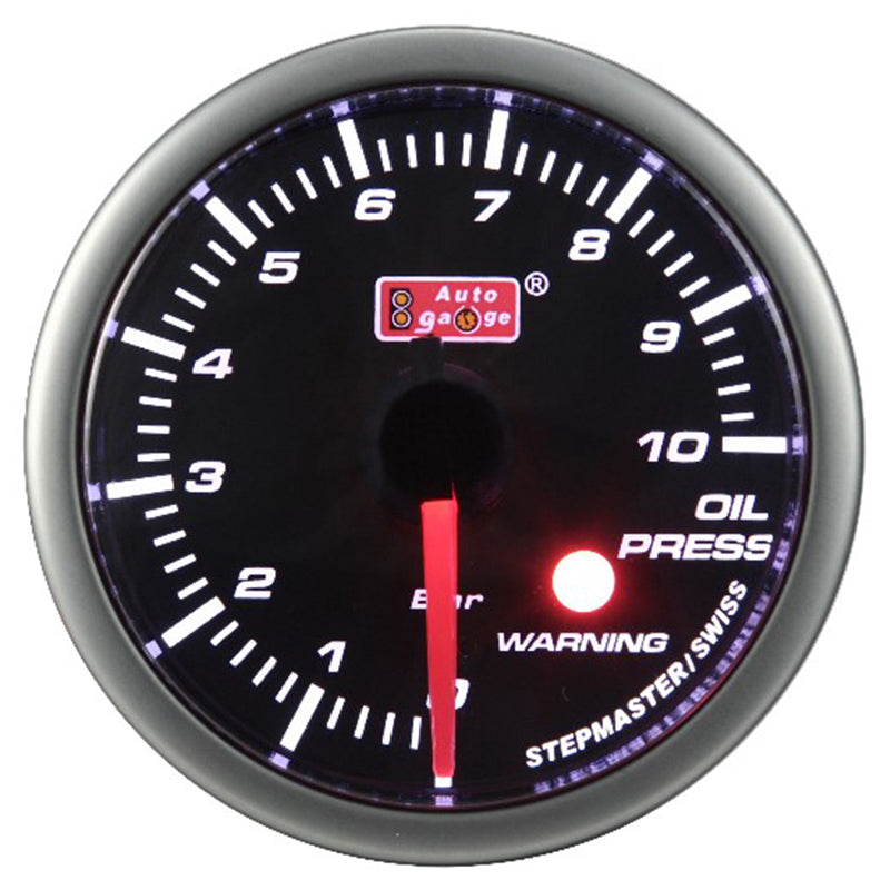 Merilnik tlaka olja črn 2" Auto Gauge