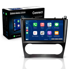 Mercedes-Benz W203 - 9" radio z Apple CarPlay in Android Auto