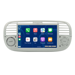 Fiat 500 07-15 - 7" radio z Apple CarPlay in Android Auto 