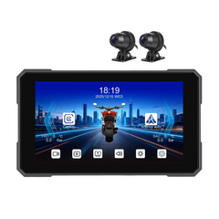 5” zaslon za motorno kolo s CarPlay, Android Auto, AirPlay, DVR in TPMS 