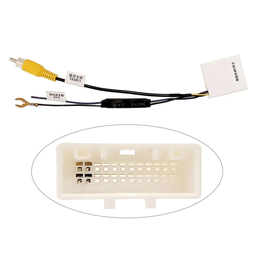 Adapterski kabel Toyota - Originalna vzvratna kamera na naknadno vgrajenem radiu – Carmediaeurope.com