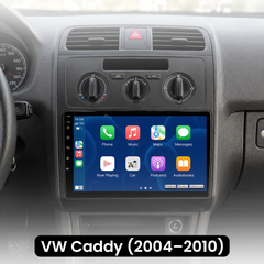 VW Caddy 04-10 - 10,1" radio z Apple CarPlay in Android Auto 