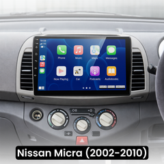 Nissan Micra 02-10 - 9" radio z Apple CarPlay in Android Auto