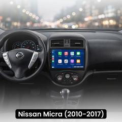 Nissan Micra 10-17 - 9" radio z Apple CarPlay in Android Auto