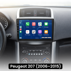 Peugeot 207 06-15 - 9" radio z Apple CarPlay in Android Auto