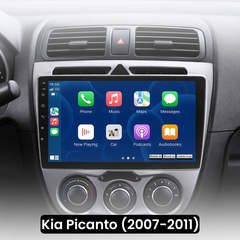 Kia Picanto 07-11 - 9" radio z Apple CarPlay in Android Auto
